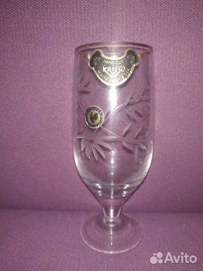 Фужеры бокалы Гусь хрустальный СССР
