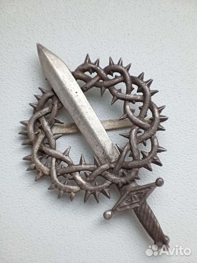 Знак за ледовый поход Белая гвардия серебро