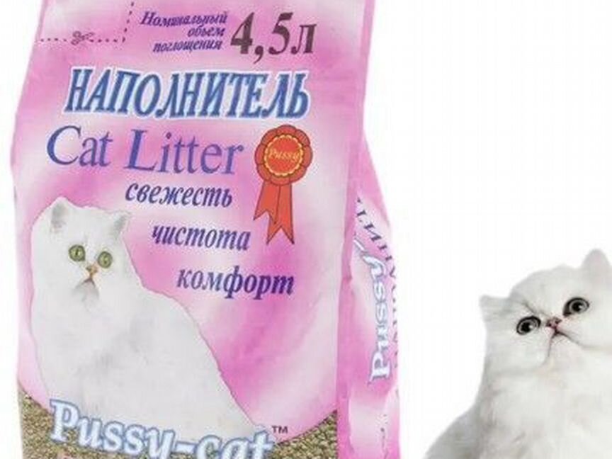 Наполнитель д/кошек Pussy-cat комкующийся