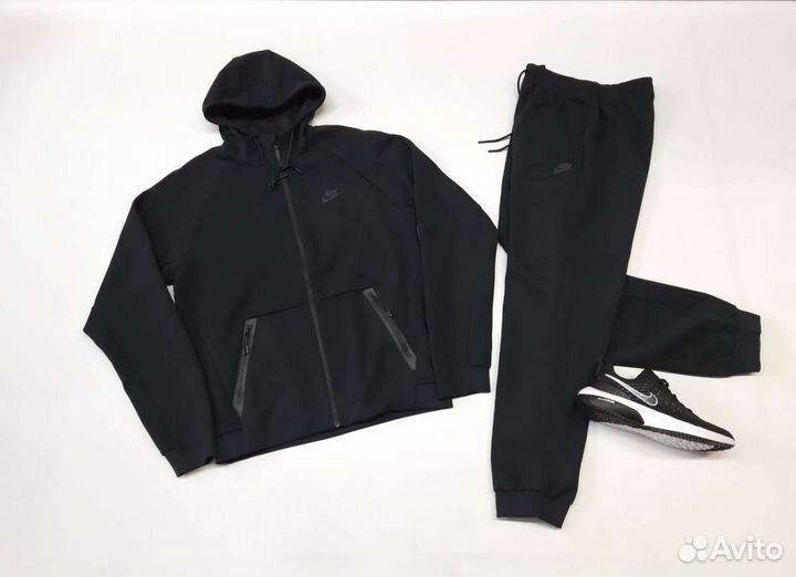 Костюм спортивный демисезон артикул 652320 чёрный