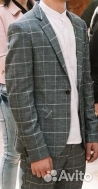 Костюм классический мужской в клетку