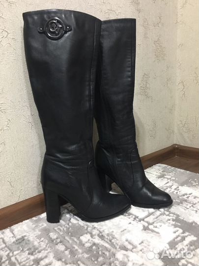 Сапоги Cover весенние натуральная кожа 38 весна