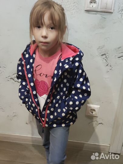 Ветровка для девочки 92-104