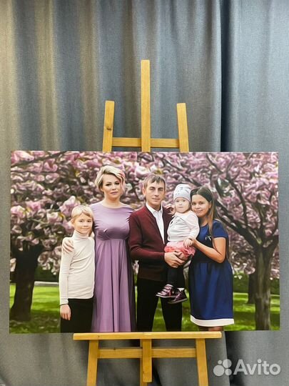 Портрет на холсте по фото