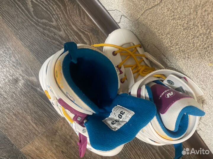 Коньки детские раздвижные 30-33