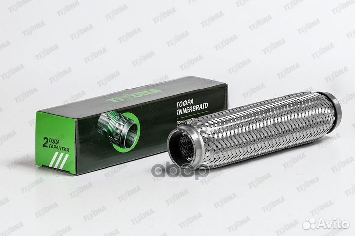 Гофра 40/250 (aisi 304 with inner braid) 40250