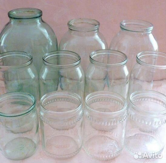 Банки стеклянные разного литража