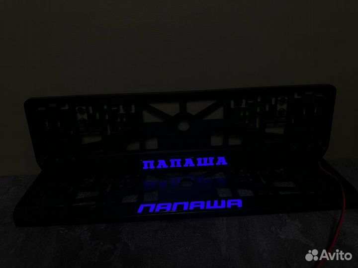 Рамка номера с подсветкой LED