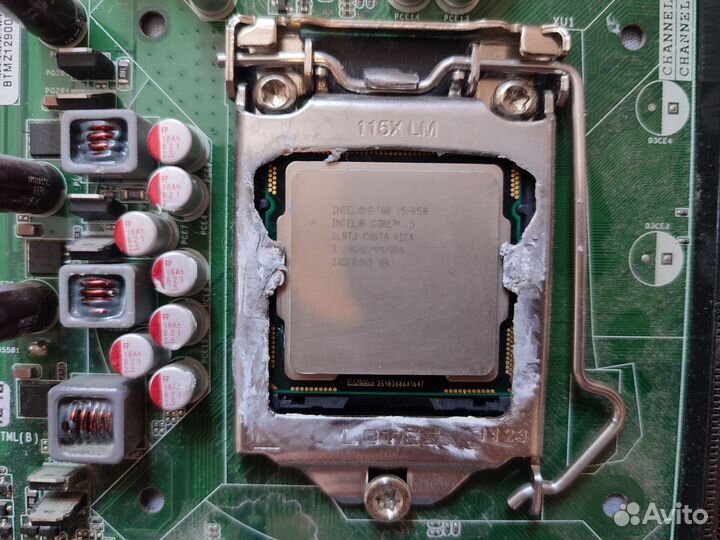 Материнская плата intel dq57tml + i5-650 3.2ghz