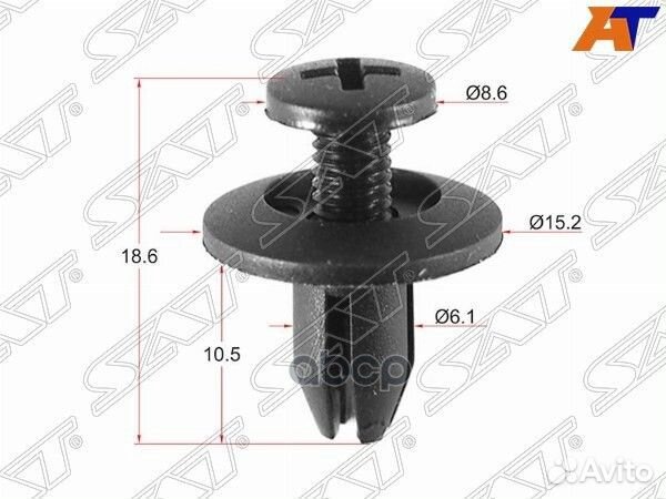 Клипса honda/nissan/isuzu/KIA (1 шт.) ST-M10540