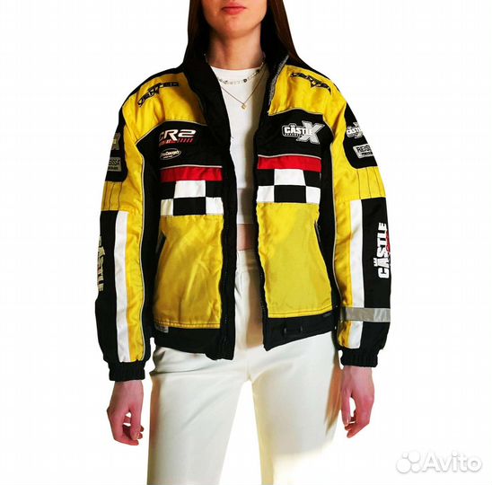 Винтажная гоночная куртка Castle Y2K