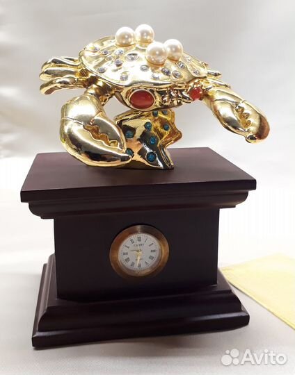 Позолоченные статуэтки Знаки зодиака - часы;