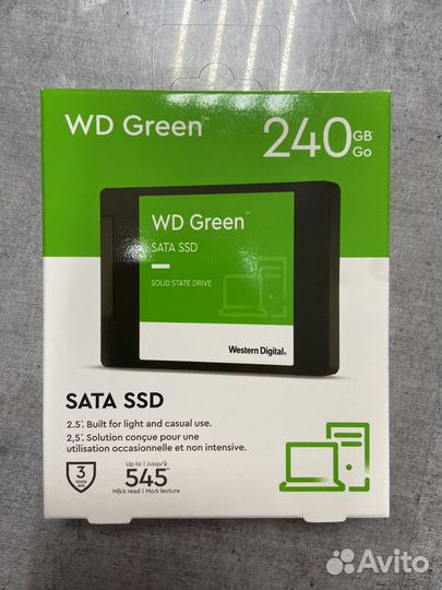 Ssd wd green 240 gb