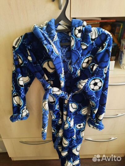 Халат теплый для мальчика