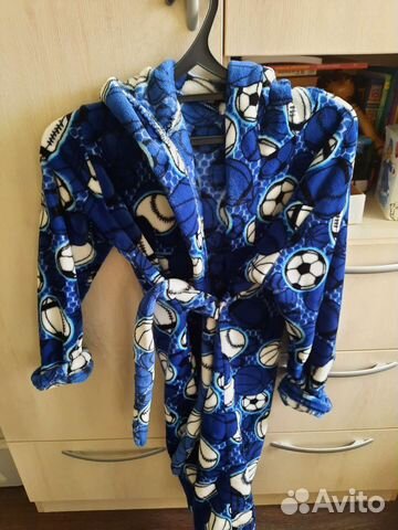 Халат теплый для мальчика