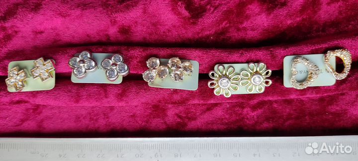 Серьги, кулоны