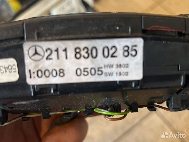 Блок управления климатом Мерседес w211