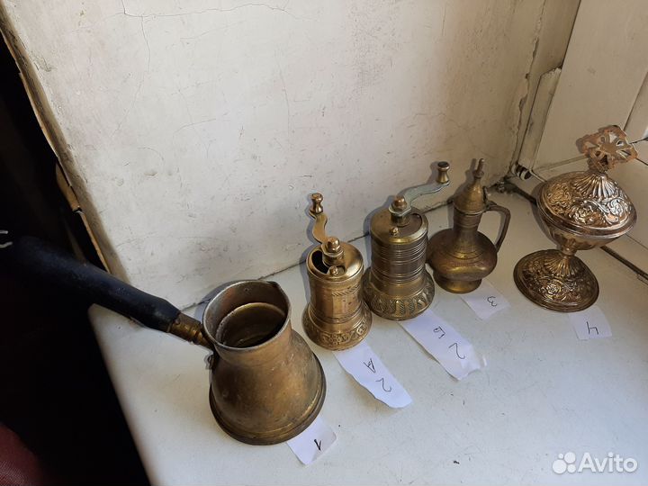 Чашки кофемолка турка Фигурки оловянные солдатики