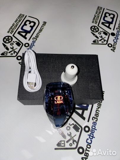 LED Ручка кпп сенсорная Ваз Лада Хрусталь Кристалл