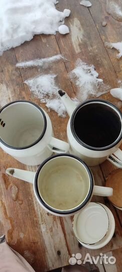 Кофейник эмалированный СССР