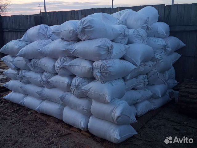 Опилки в мешках чистые без мусора