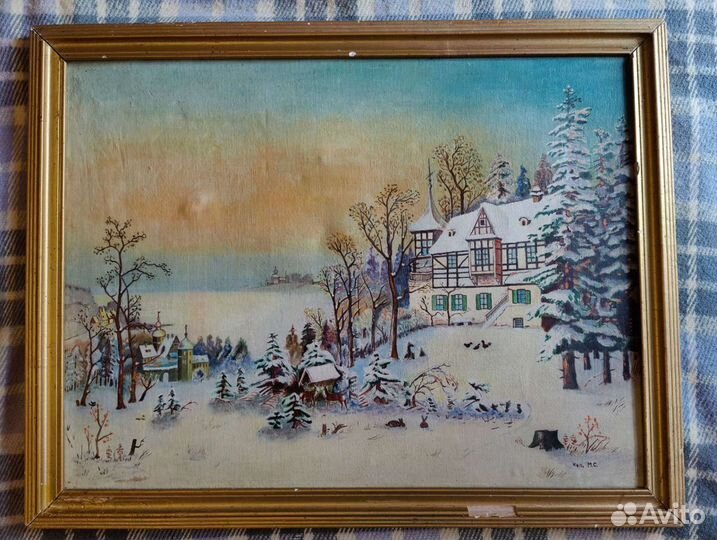 Картина маслом. коп М.С