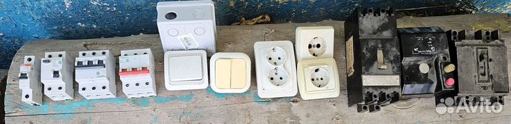 Электровыключатели, розетки, автомат. выключатели