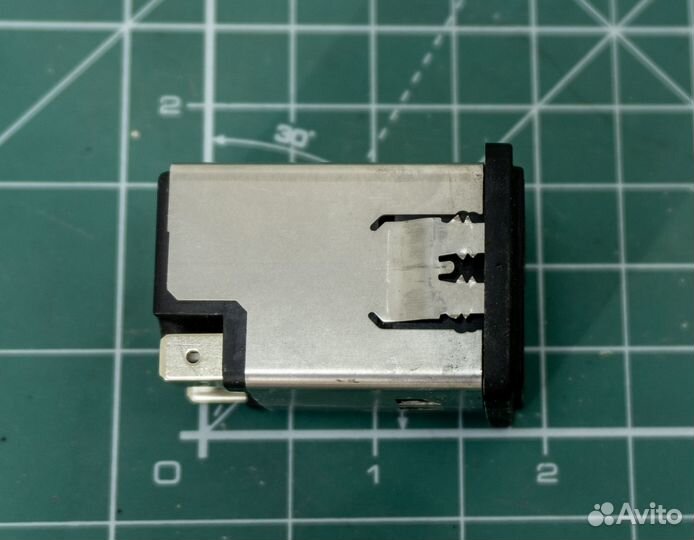 Разъем питания C14,с фильтром - Schurter 5200.0443