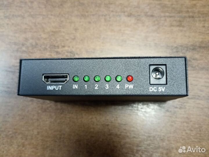 Hdtv Splitter 1x4 делитель hdmi