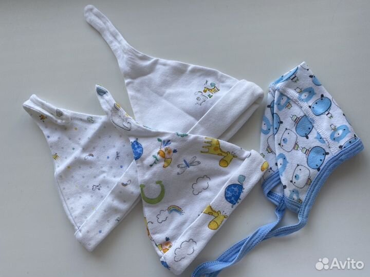 Шапочки для новорожденного