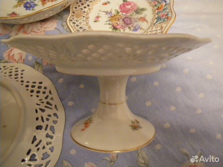 Ваза для фруктов на ножках (съёмная) Шуман Бавария