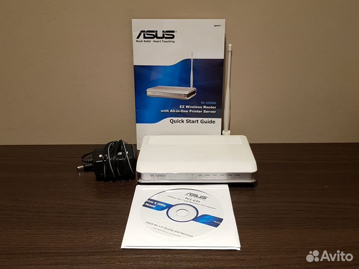 Маршрутизатор (роутер) Asus WL-520GU рабочий