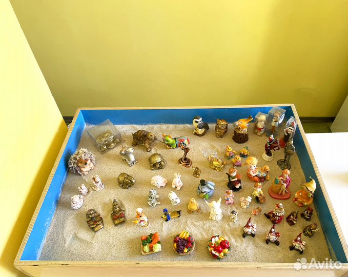 Фигурки для песочной терапии коллекция
