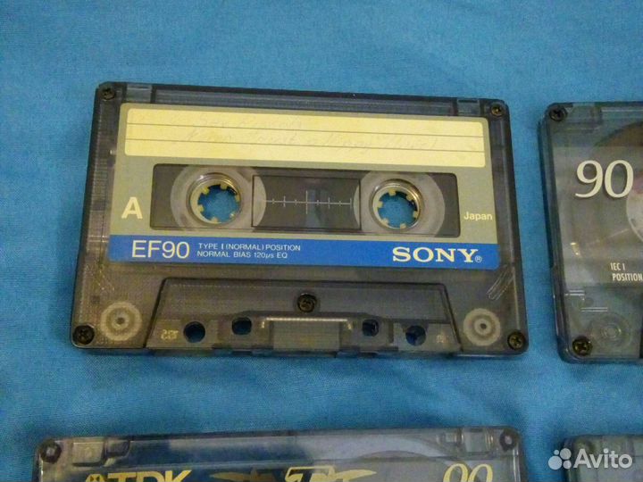 Аудиокассеты с записью 4штуки