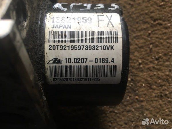 Блок ABS Chevrolet Cruze J300 F16D3 2010