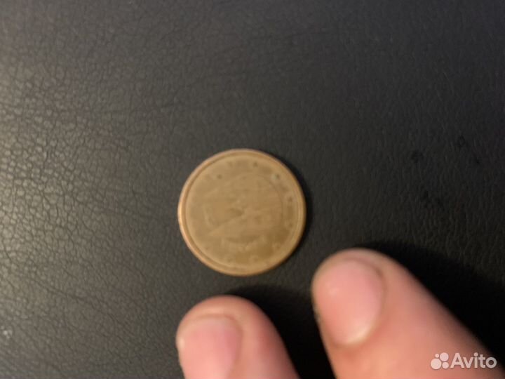 Монета 2 евро цента Испания