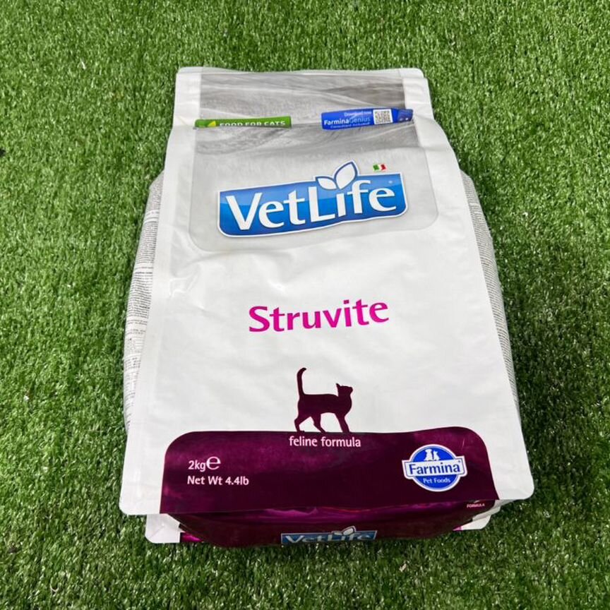 Корм для кошек Farmina VetLife Struvite 2kg 2шт