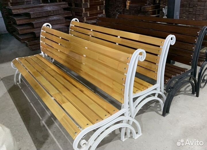 Скамейка садовая уличная