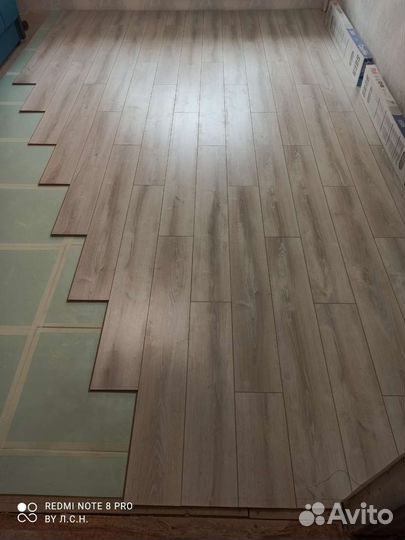 Укладка ламината. Линолеум. пвх-плитка. Паркетная