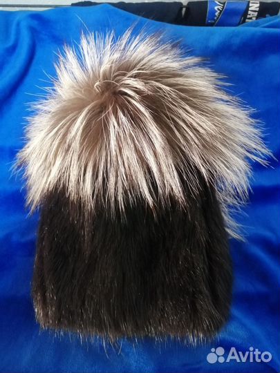 Шапка норковая женская