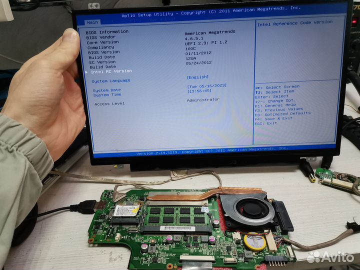 Материнская плата GET C84 mb ver:A Atom D2500