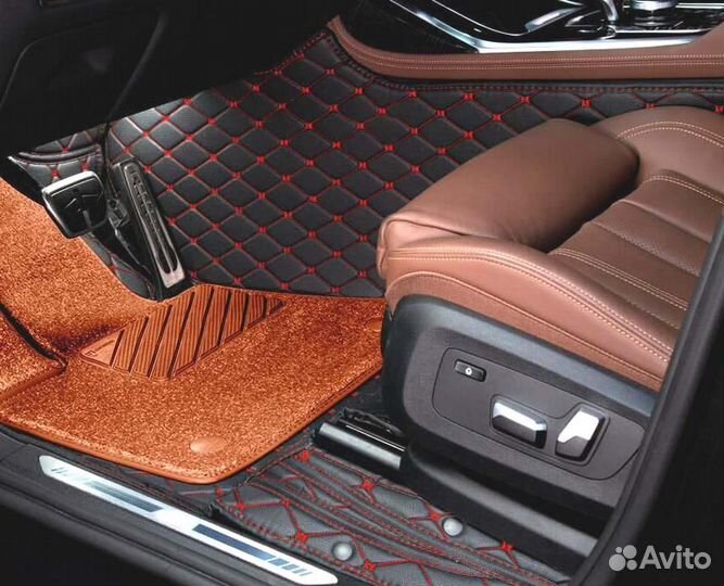 3D Коврики Range Rover Салон Багажник из Экокожи