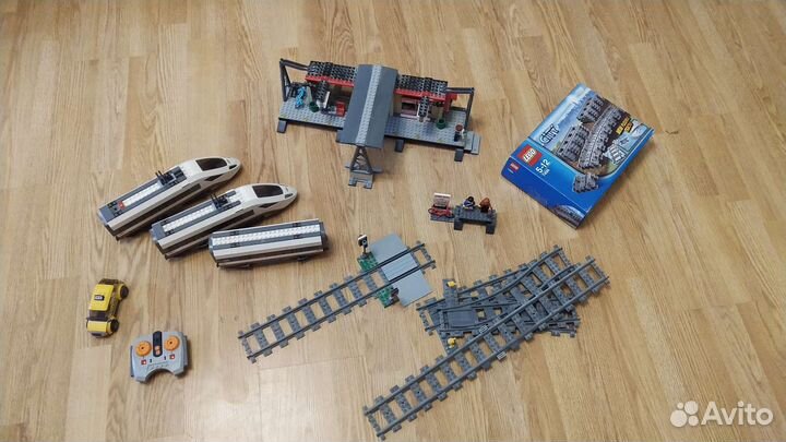 3 набора Lego с рельсами, 60050, 60051, 7499