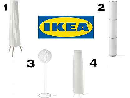 Торшер IKEA с мягким абажуром, в наличии, оригинал