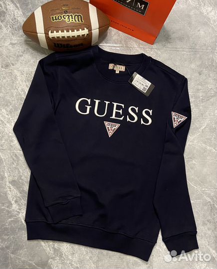 Свитшот guess 3 цвета, размера S(46) -2XL(54)