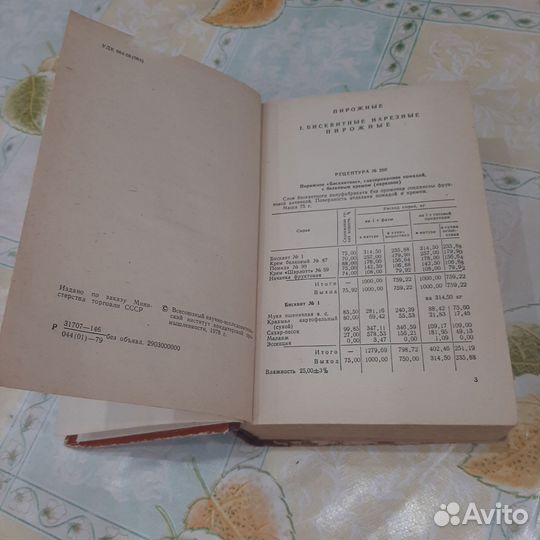 Книга рецептуры на торты, пирожные, кексы и рулеты