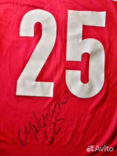 Футболка Спартак Москва Мельгарехо с авто