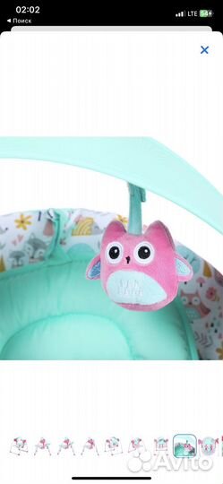 Детские электрокачели babyton