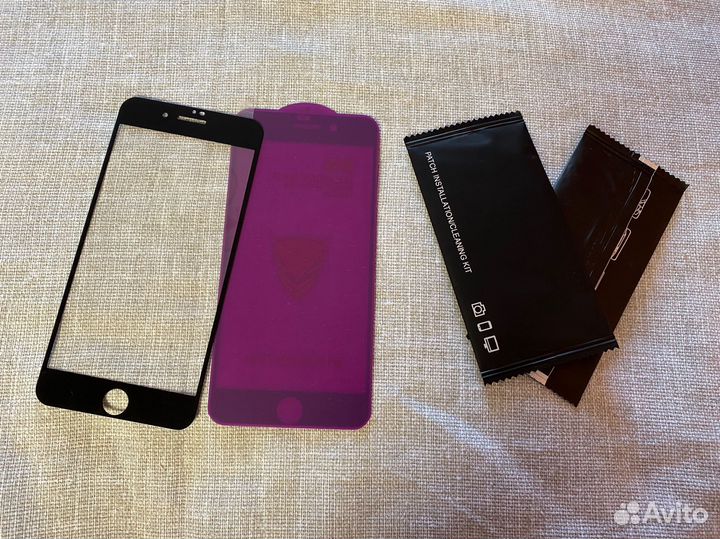 Защитное стекло iPhone 7 plus новое