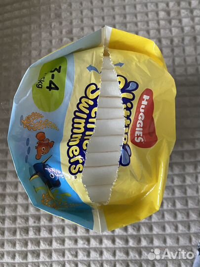 Подгузники трусики huggies 3-4 для плавания
